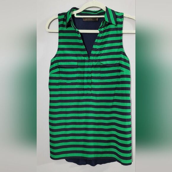 New York & Company Tops - The limited (s) stripes sleveless button down flowy tank